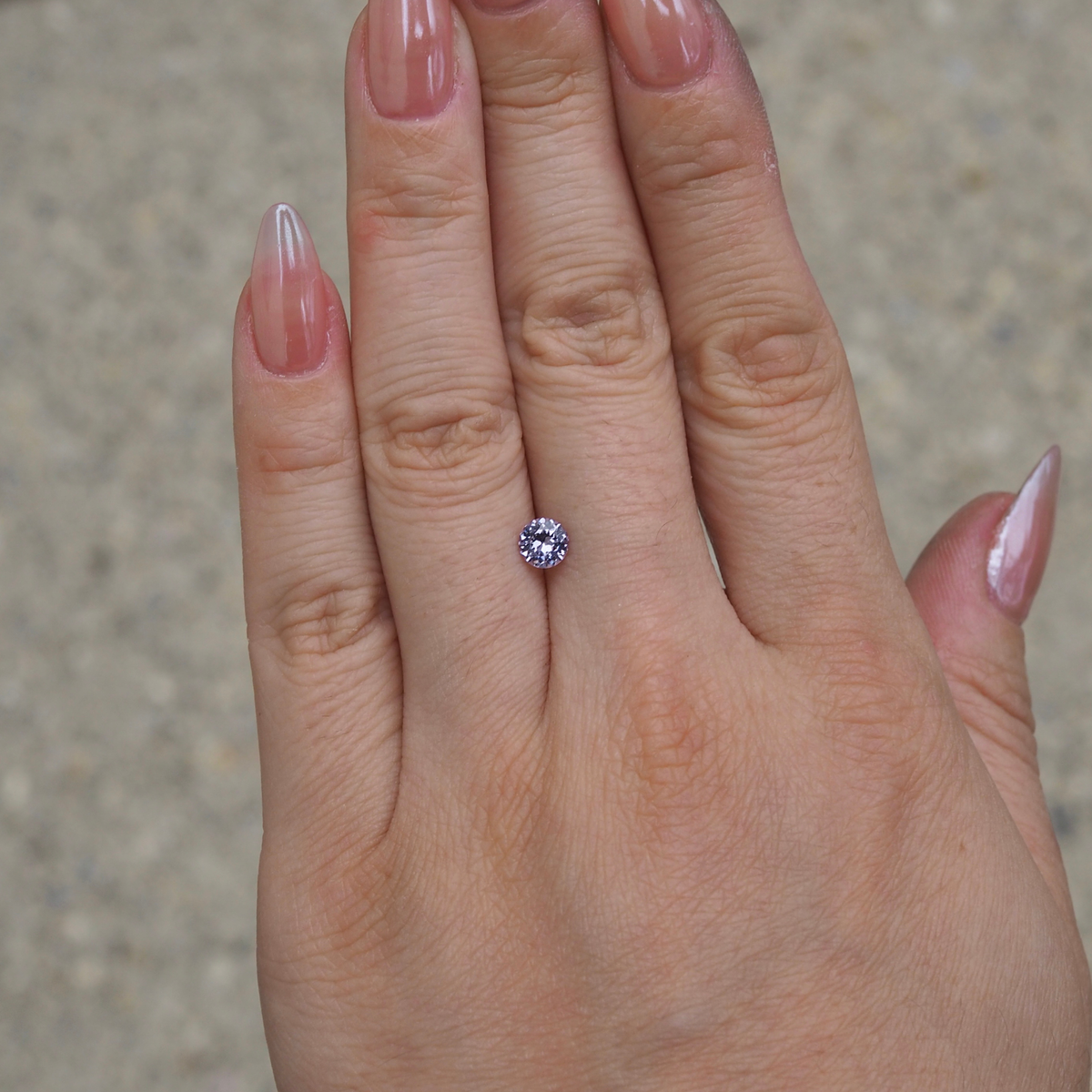 0.50ct Lavender Round Spinel