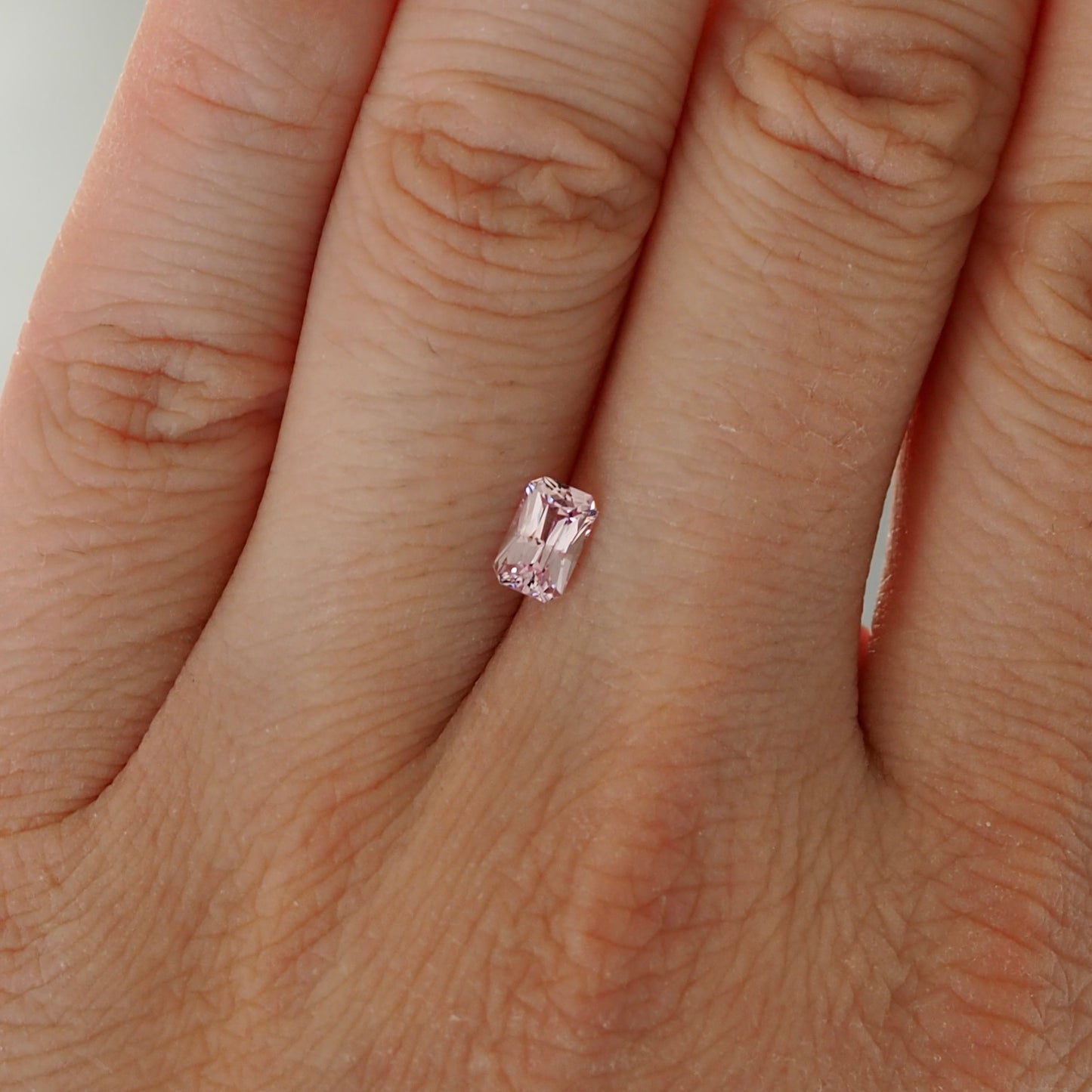 0.74ct Radiant Cut Pink Sapphire