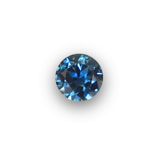 0.85ct Round Blue Sapphire