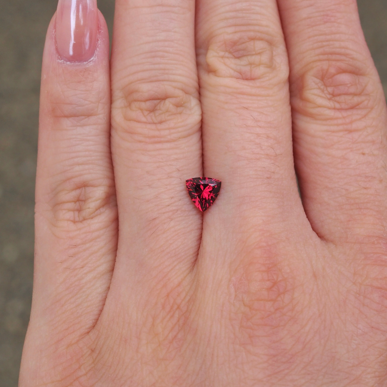 0.89ct Trillion Garnet