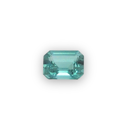 0.91ct Seafoam Emerald Cut Tourmaline