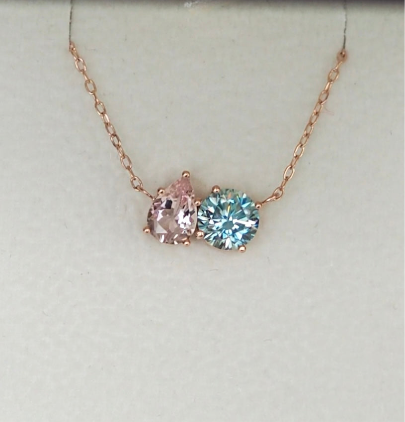 Build Your Own Birthstone Floating Necklace