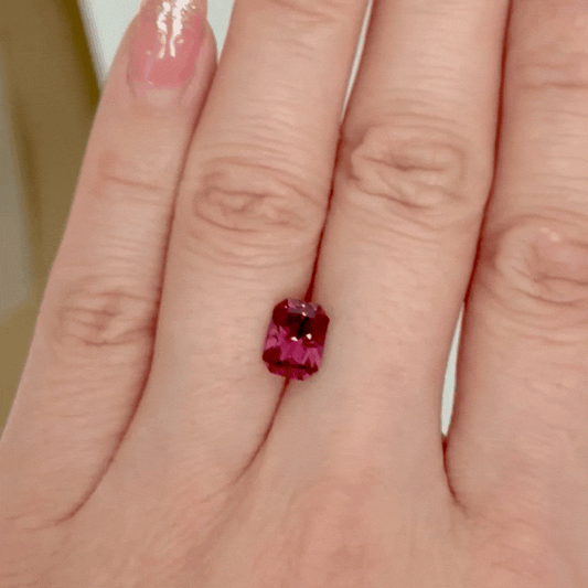 2.3ct Radiant Cut Tanga Garnet