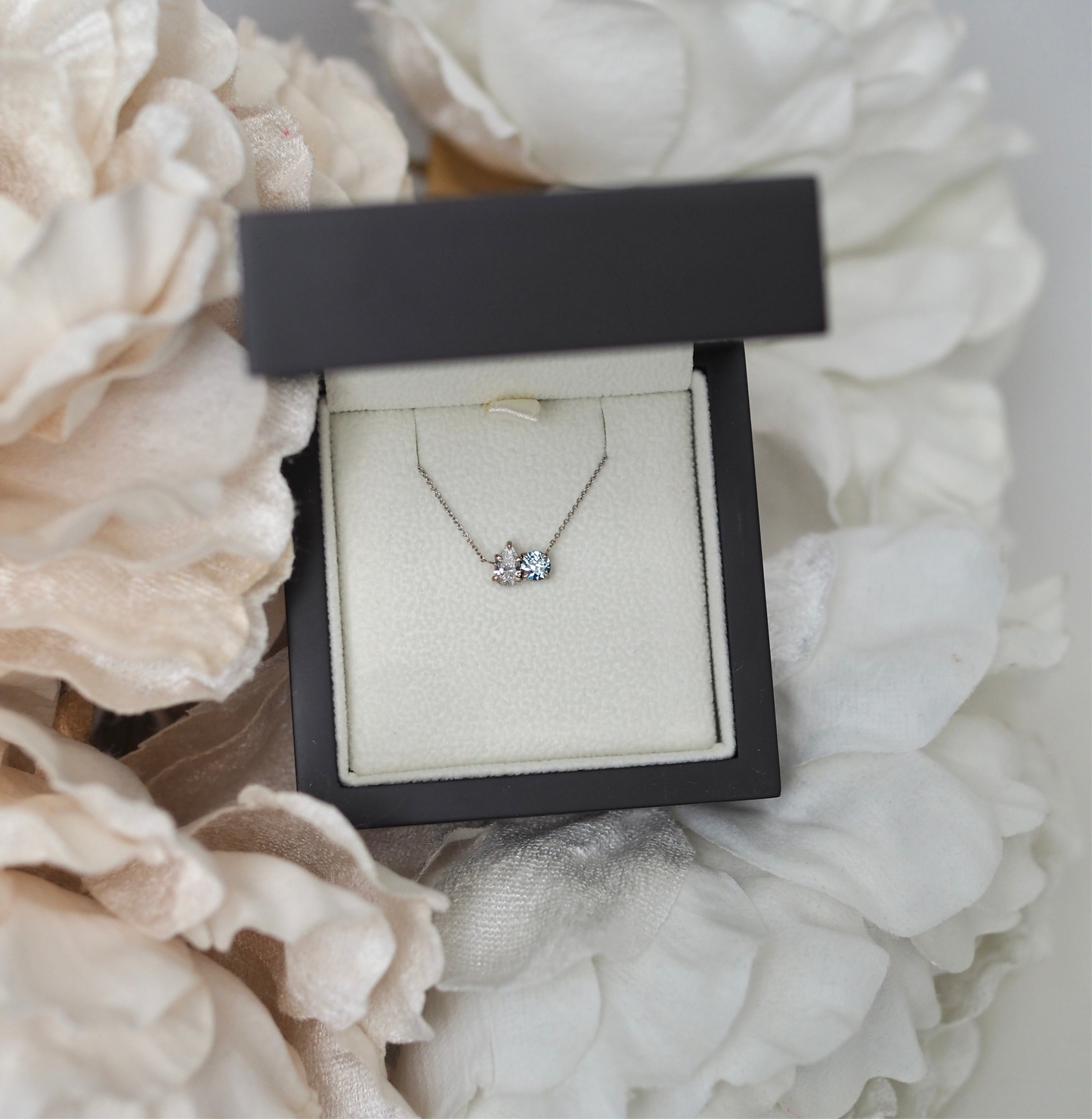 Customize Birthstone Floating Necklace