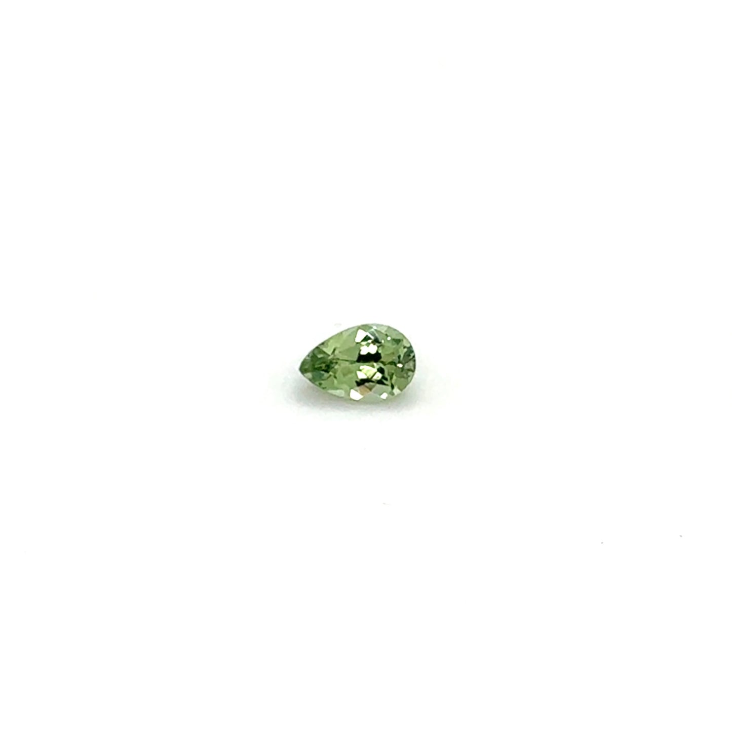 0.52ct Mint Green Pear Sapphire