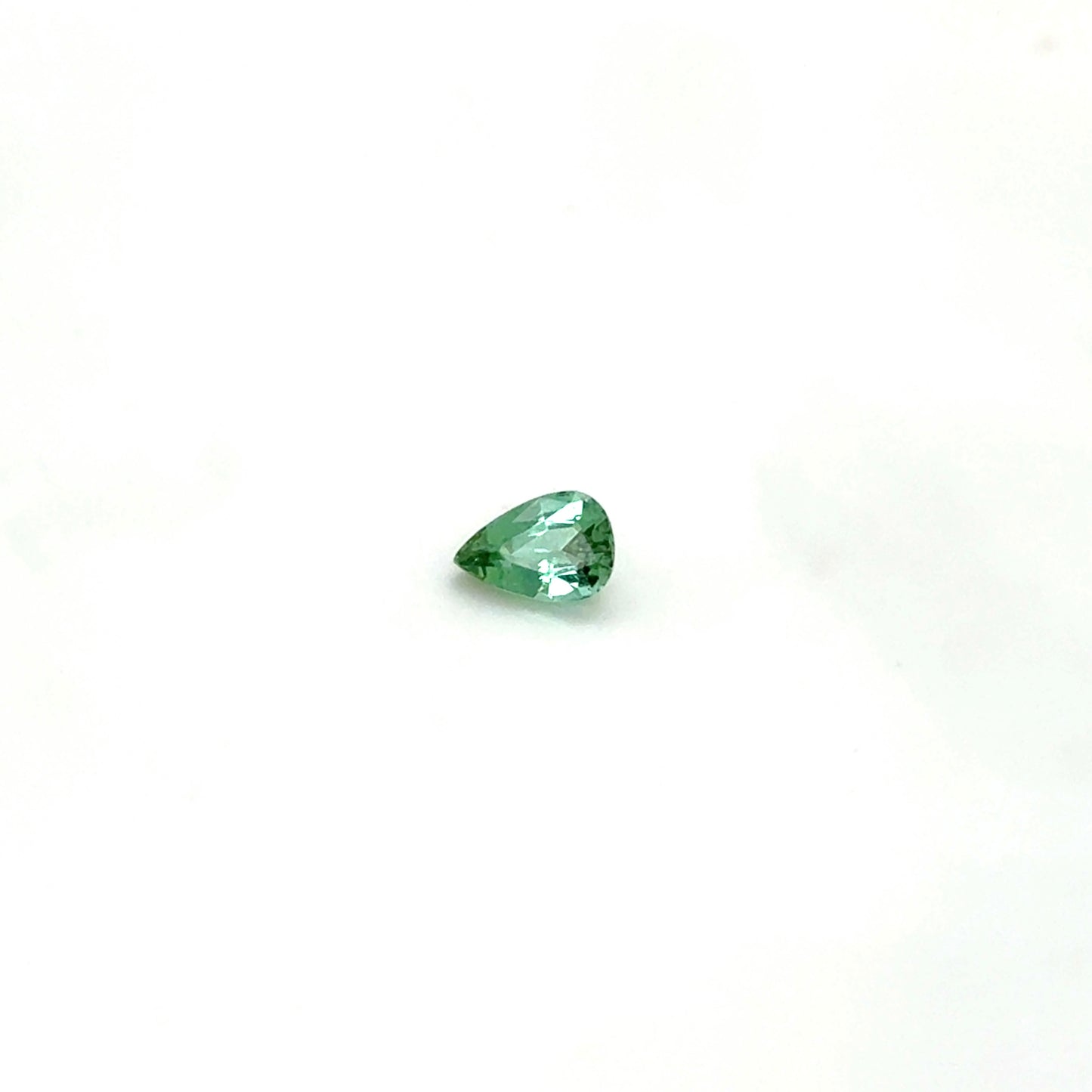 0.74ct Vivid Mint Green Pear Tourmaline