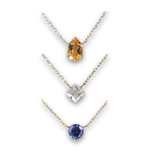 Build Your Own Floating Gem Necklace