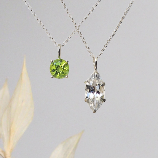 Build Your Own Solitaire Pendant • Sterling Silver