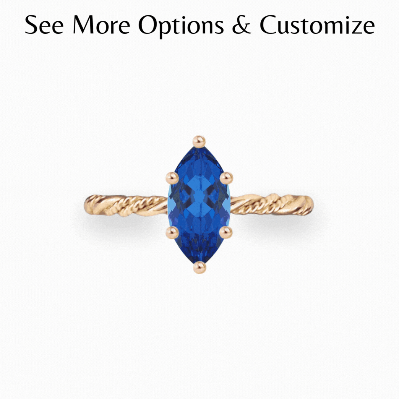 Customize Marquise Unity Ring