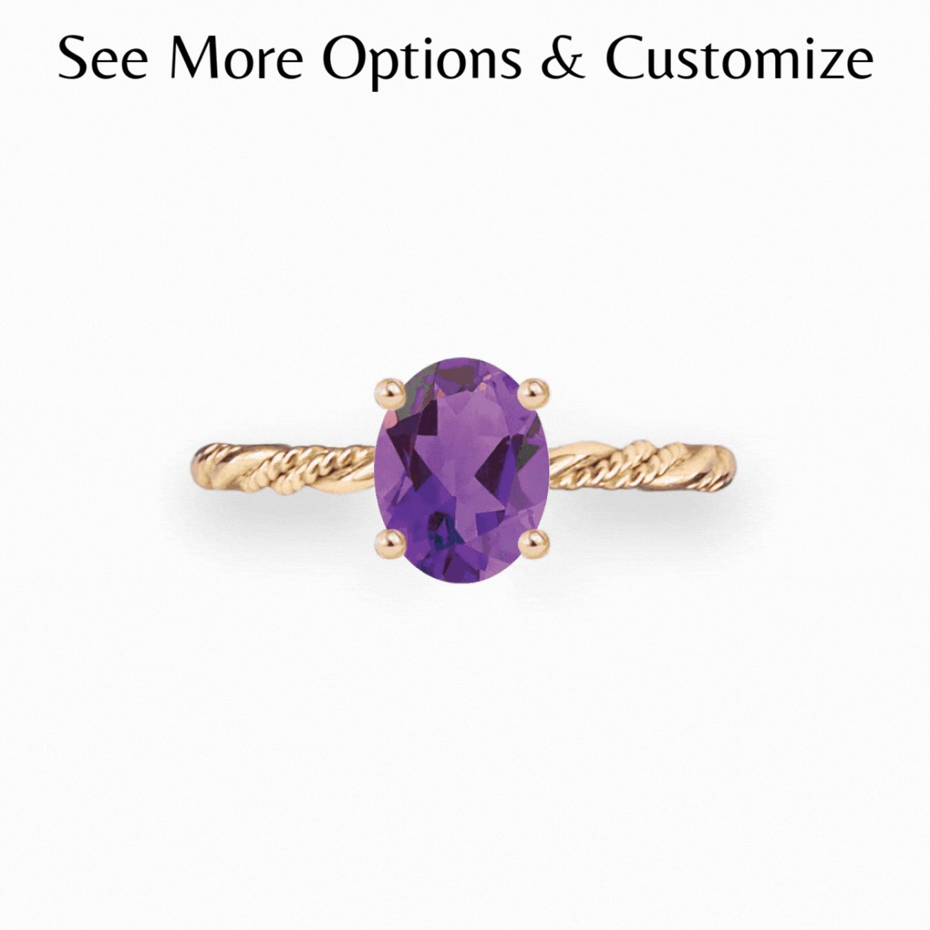 Customize Oval Unity Ring