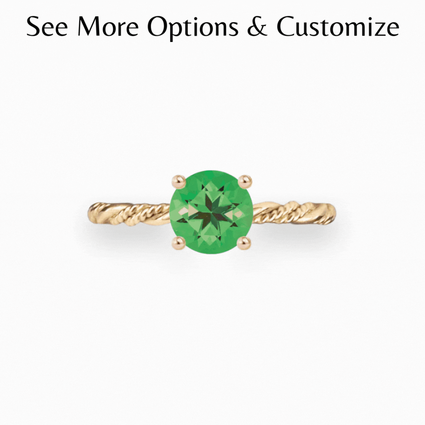 Customize Round Unity Ring