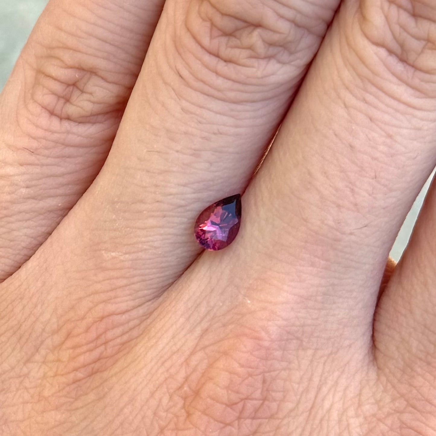 0.65ct Pinkish-Red Pear Spinel