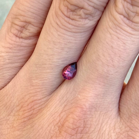 0.65ct Pinkish-Red Pear Spinel