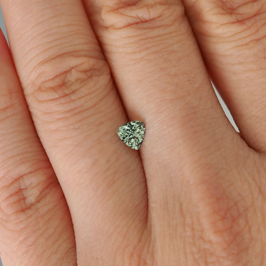 0.62ct Trillion Green Sapphire