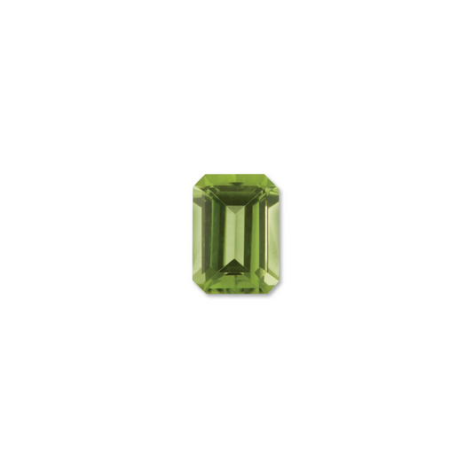 Emerald Cut Peridot