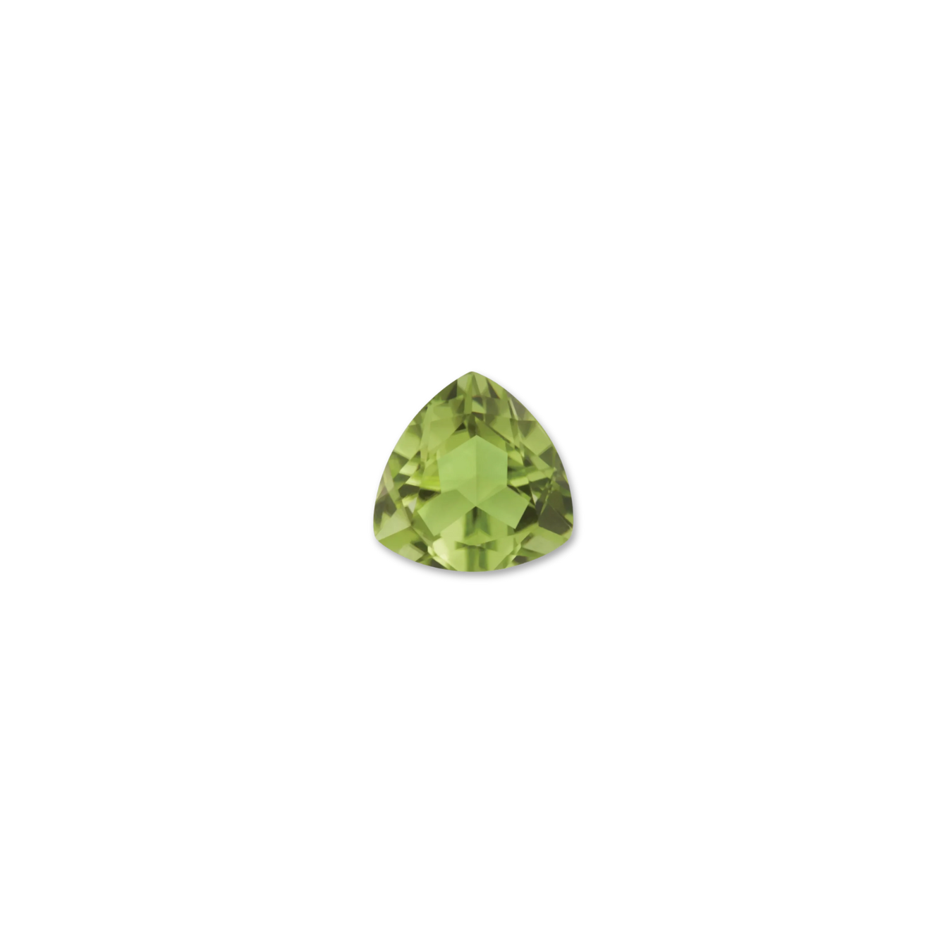 Trillion Cut Peridot