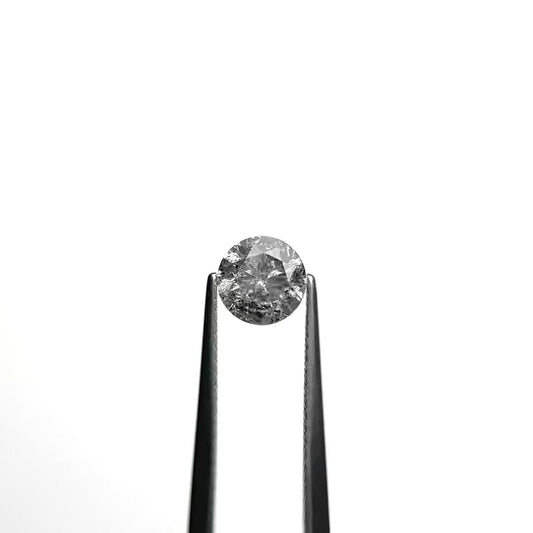 1.05ct Round Salt and Pepper Diamond