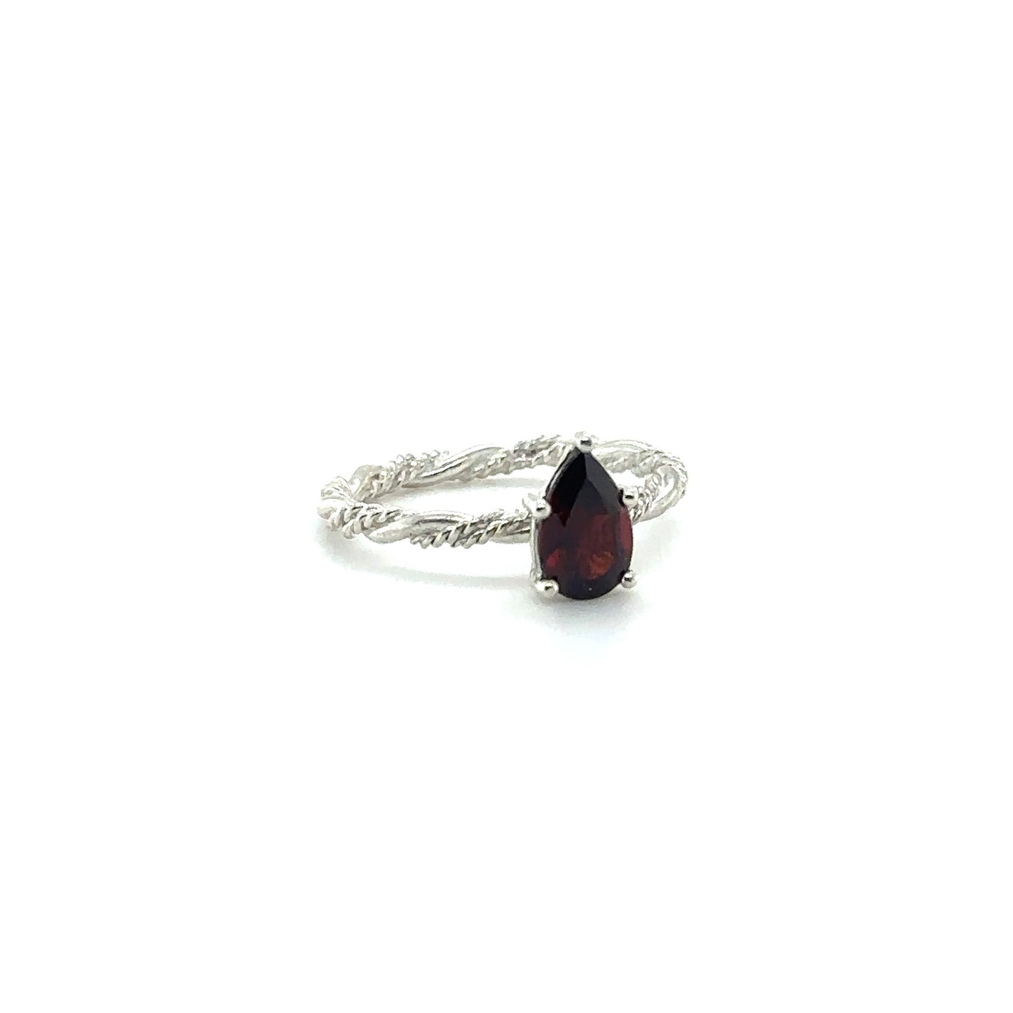 Red Garnet Unity Ring
