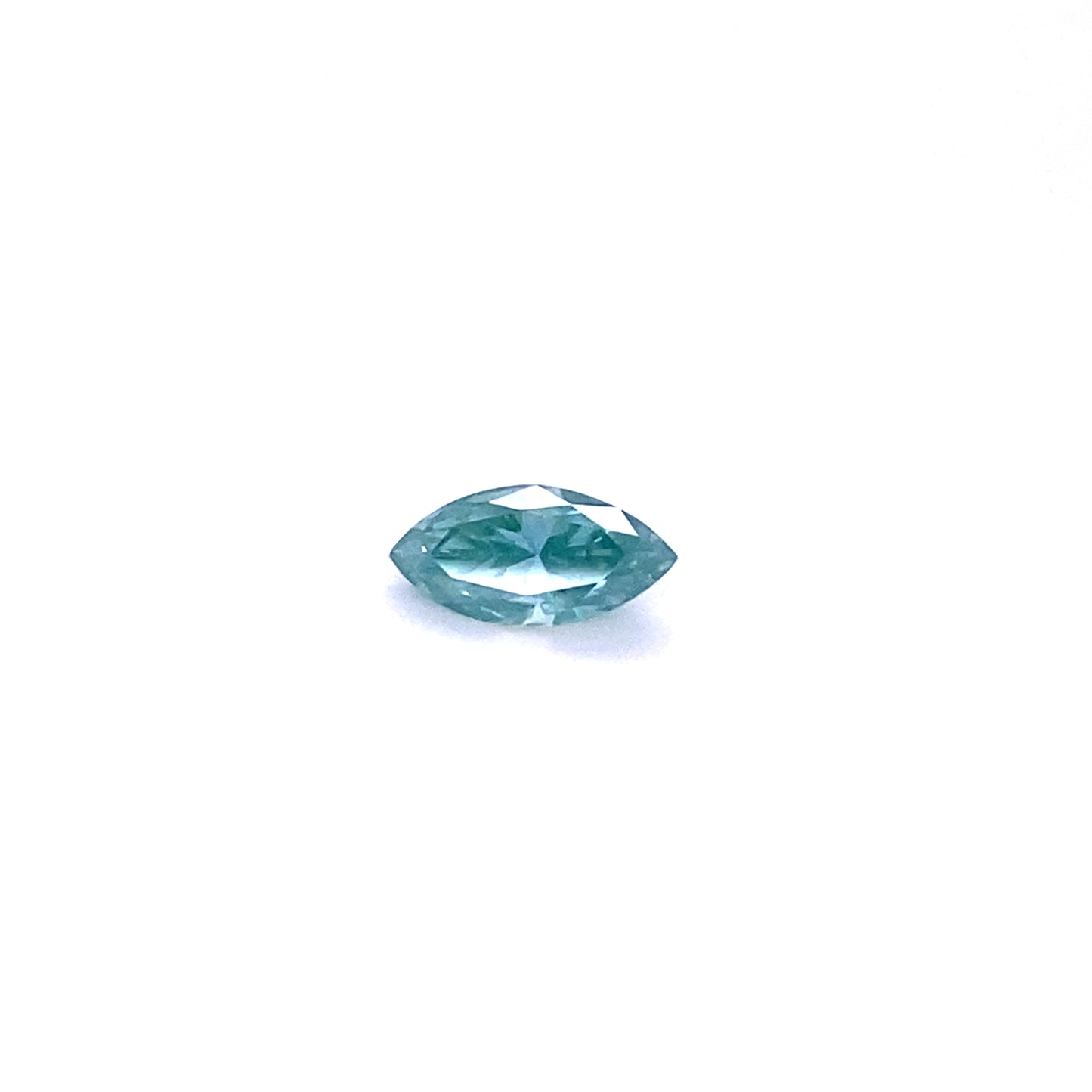 Marquise Blue Moissanite
