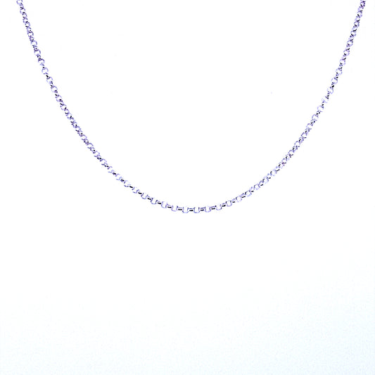 1.0mm Oval Rolo Chain