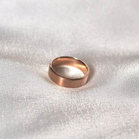 Beveled Edge Ring Band
