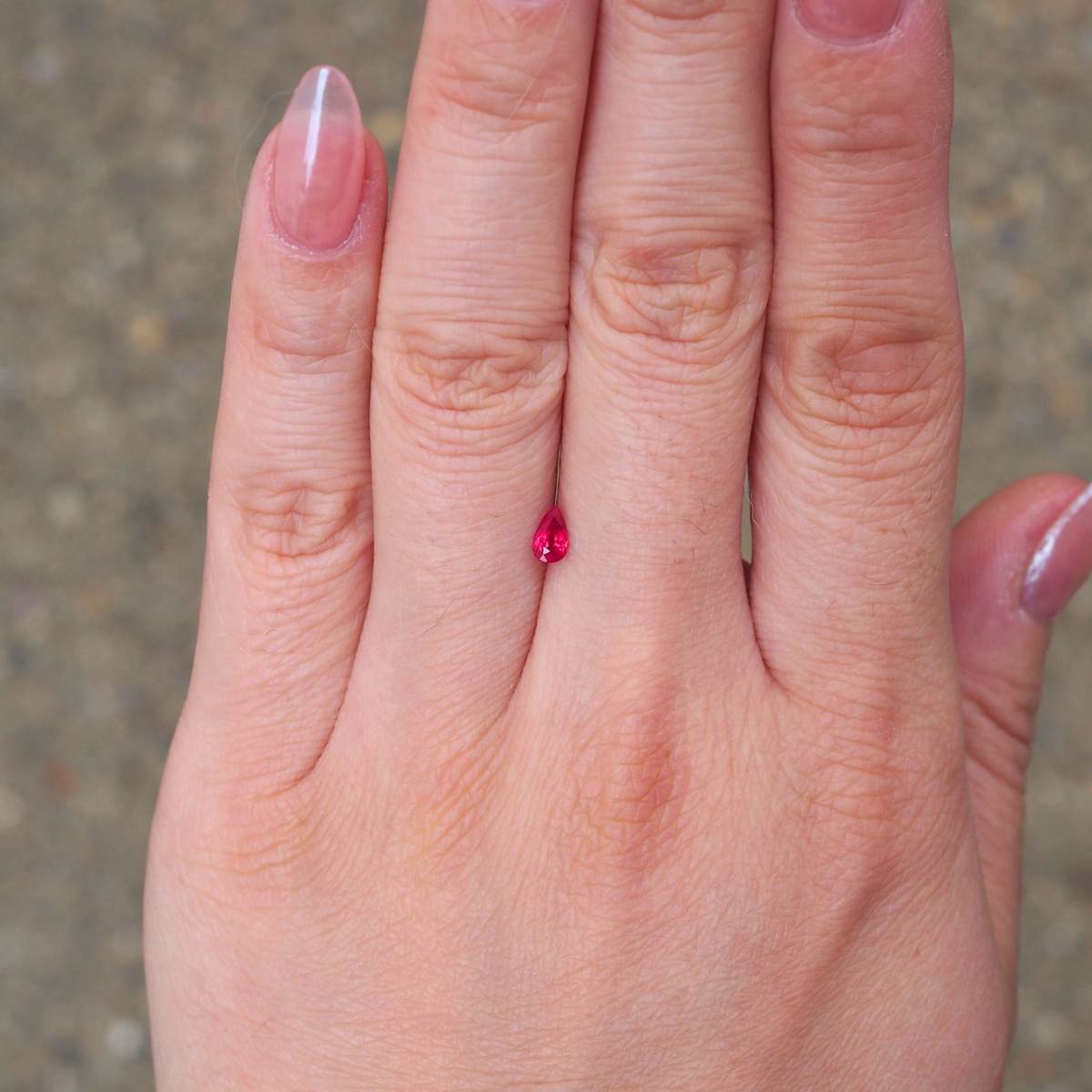 0.31ct Pear Cut Ruby
