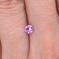 0.34ct Round Pink Sapphire