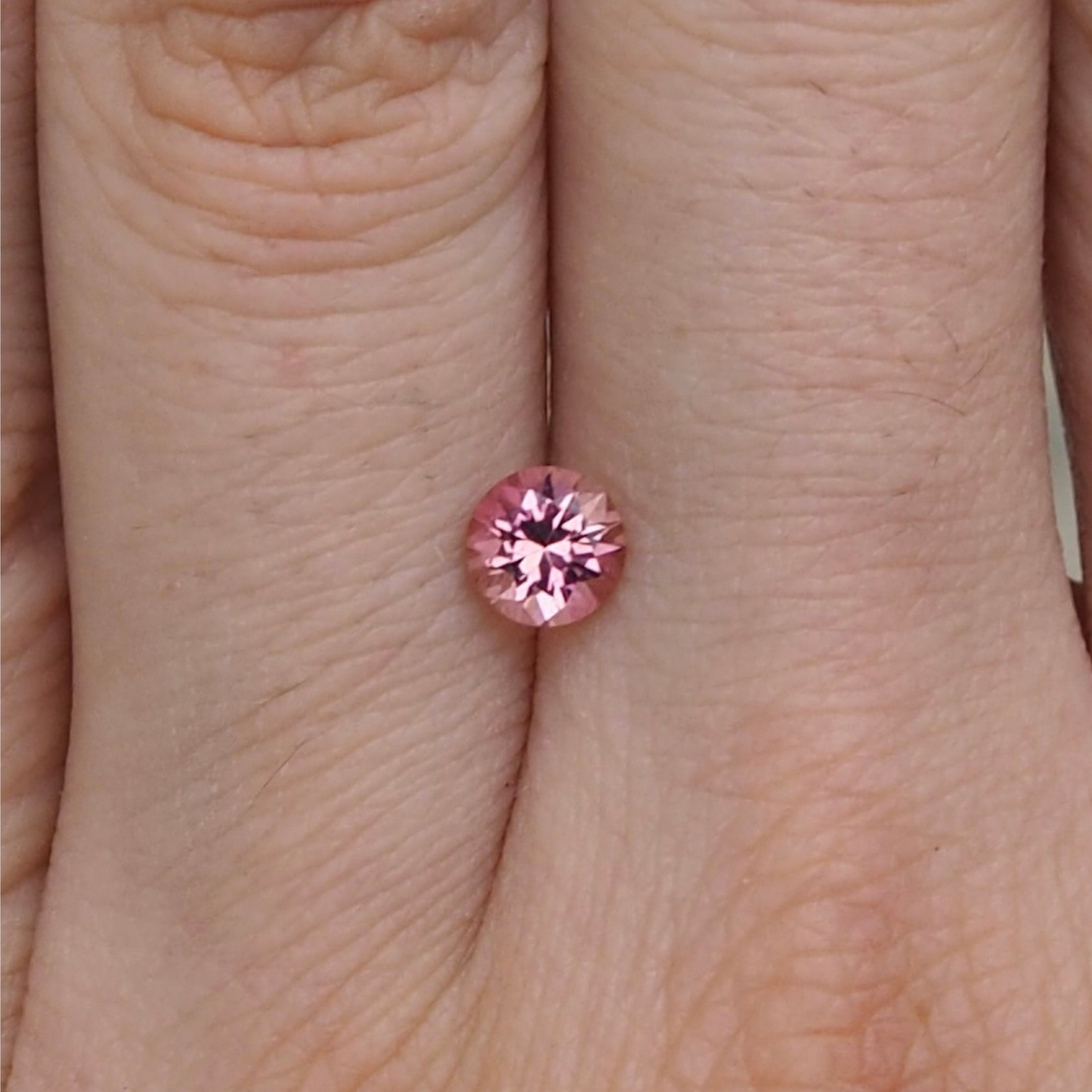 0.52ct Round Brilliant Cut Pink Tourmaline