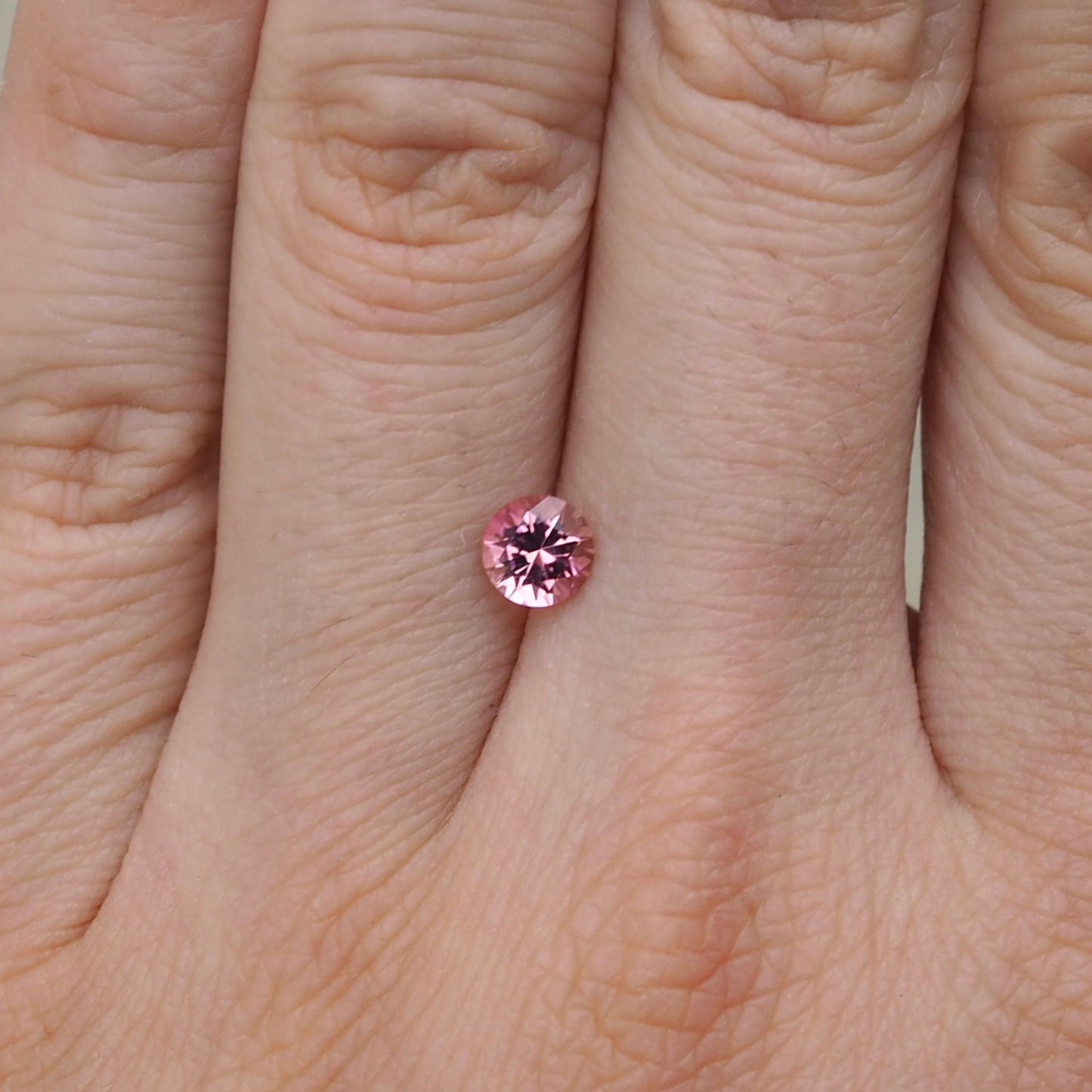0.52ct Round Brilliant Cut Pink Tourmaline