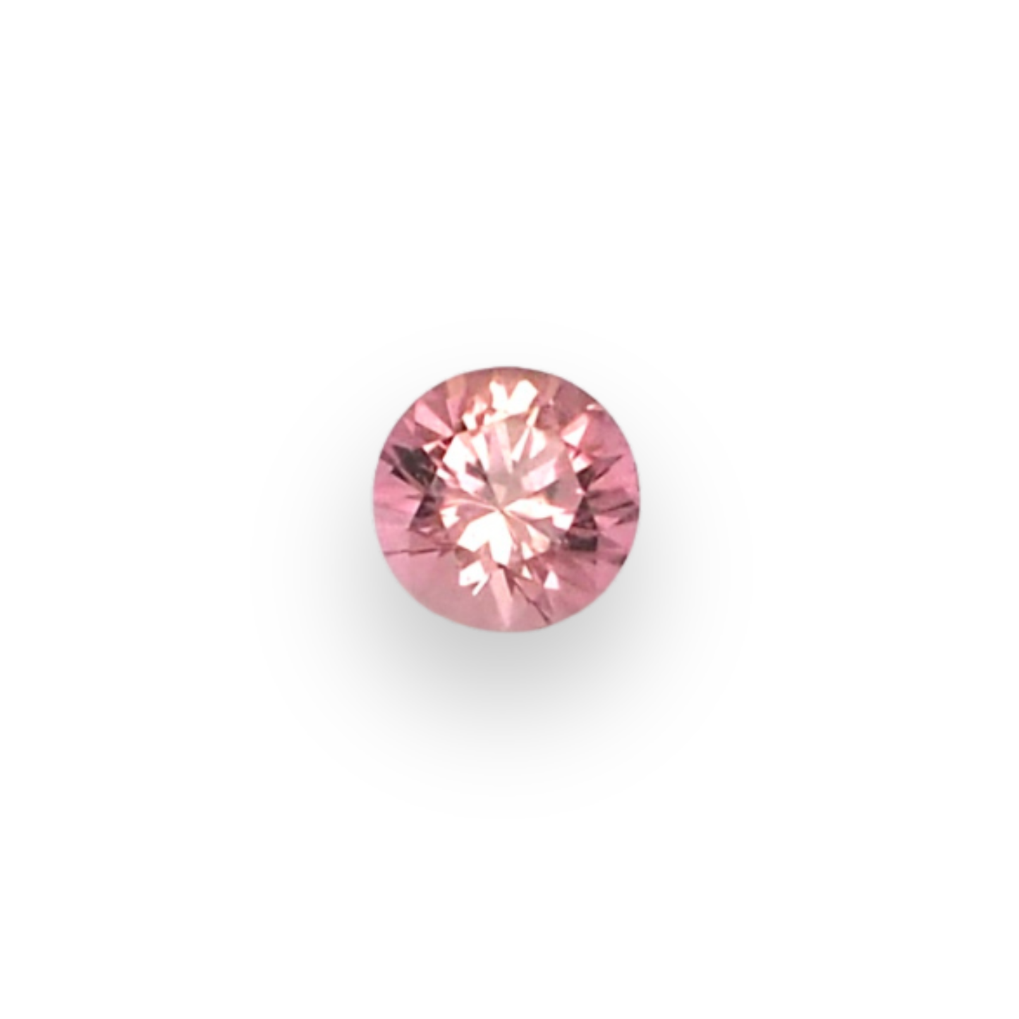 0.52ct Round Brilliant Cut Pink Tourmaline