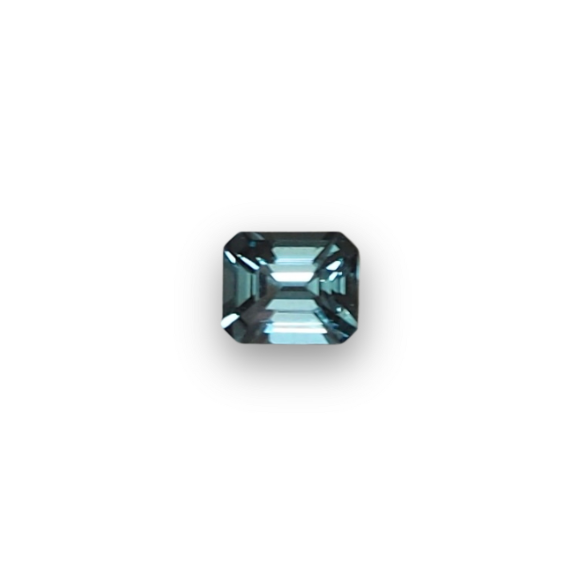 0.62ct Emerald Cut Teal Spinel
