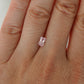 0.74ct Radiant Cut Pink Sapphire