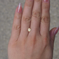 0.78ct Oval Yellow Sapphire