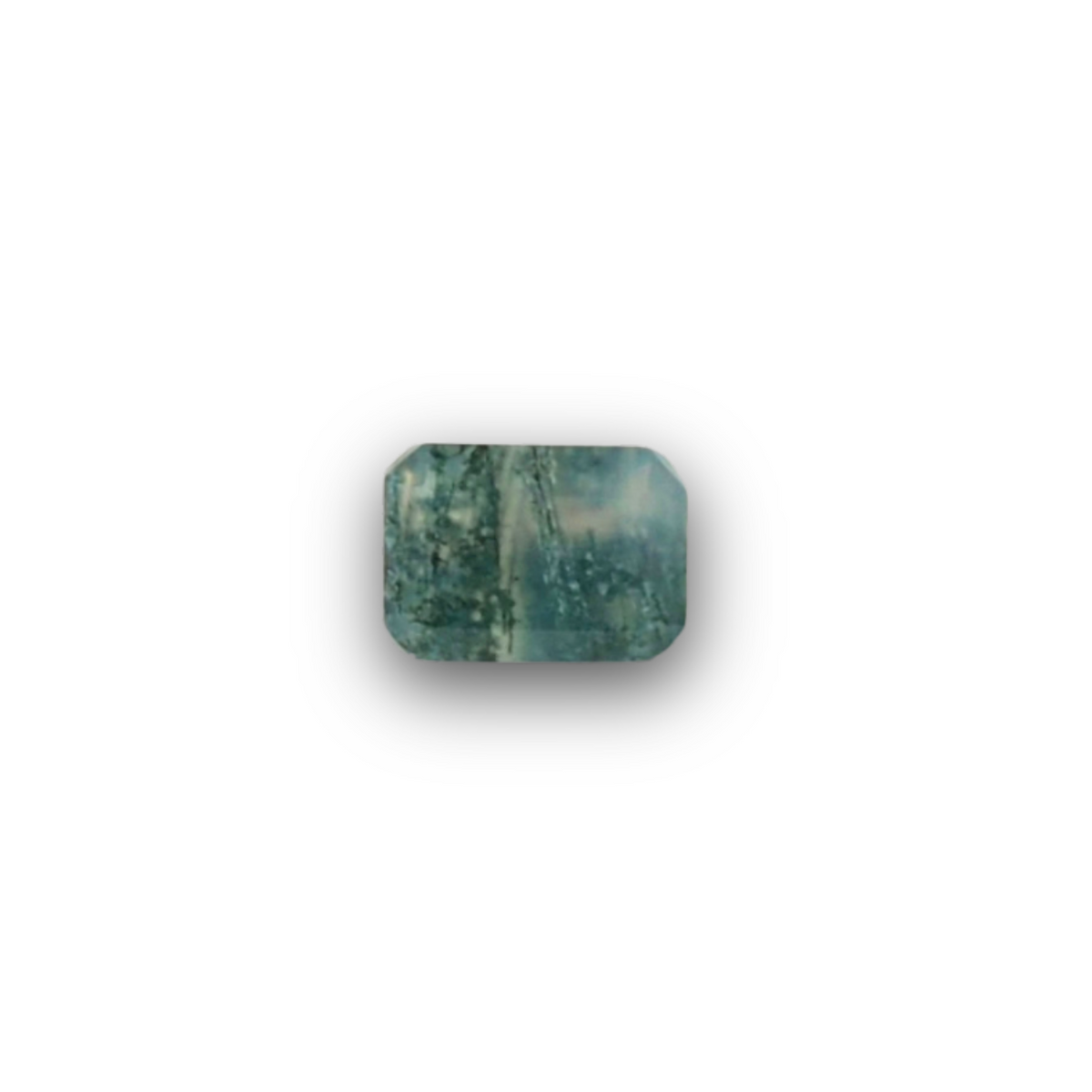 0.98ct Emerald Cut Moss Agate