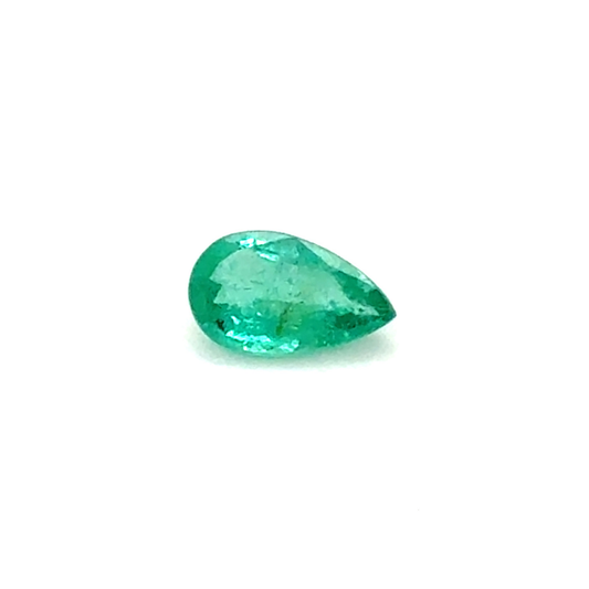 1.00ct Pear Cut Emerald