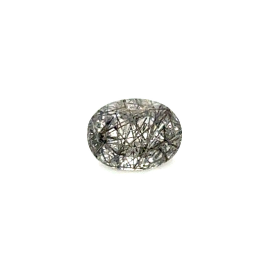 1.15ct Oval Black Tourmalinated Quartz