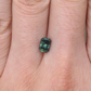 1.17ct Radiant Cut Green Sapphire