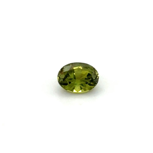 1.25ct Green Oval Sapphire