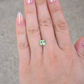 1.38ct Apple Green Square Radiant Cut Peridot