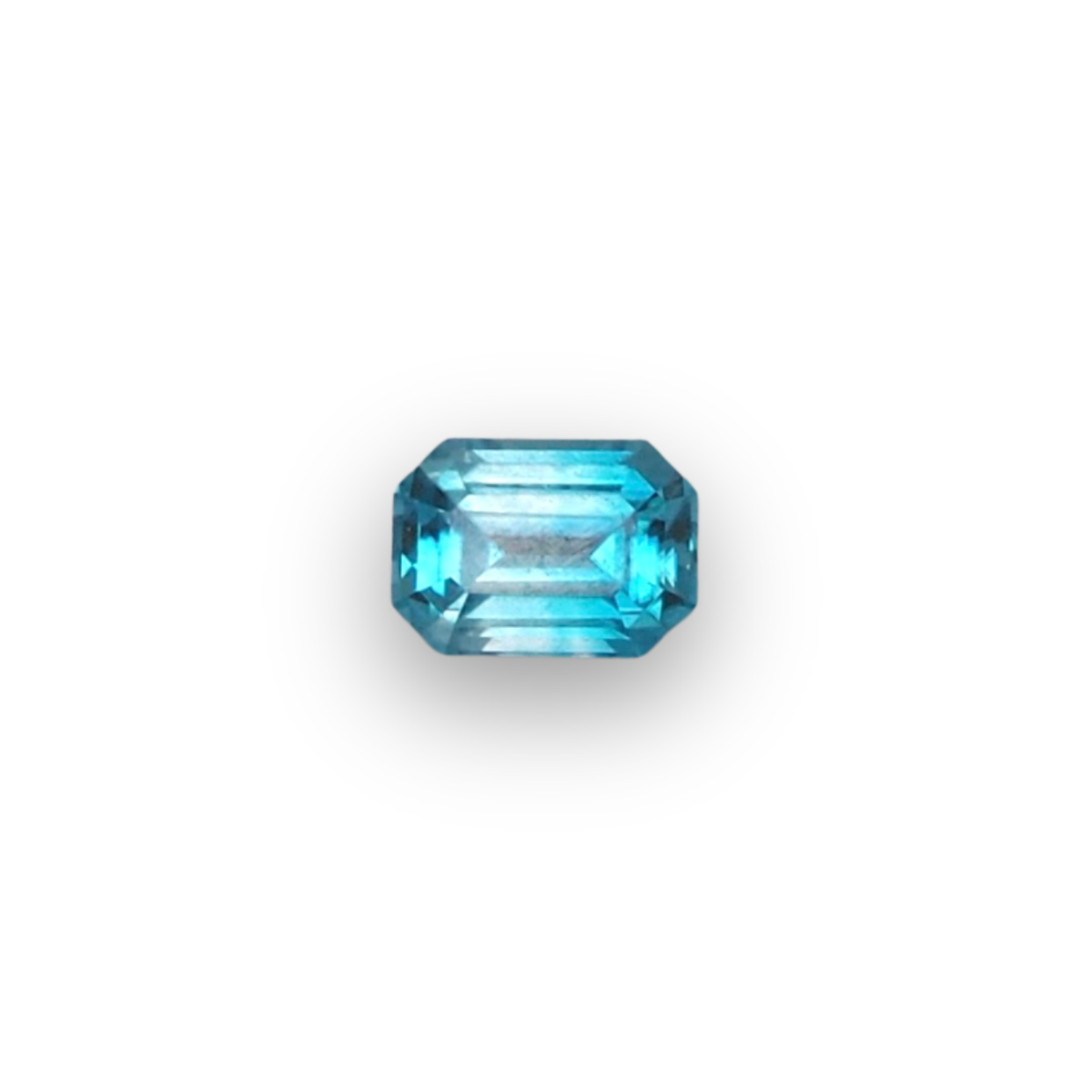 1.65ct Emerald Cut BiColor Zircon