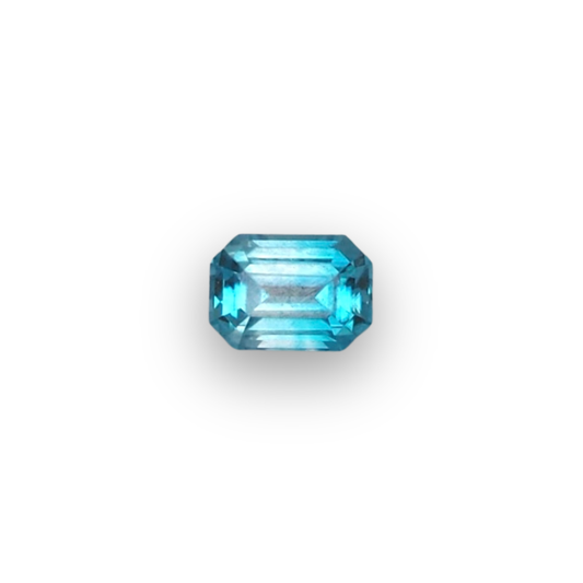 1.65ct Emerald Cut BiColor Zircon