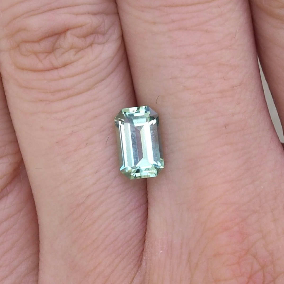 1.68ct Bi-Colour Emerald Cut Tourmaline
