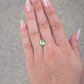 1.84ct Apple Green Oval Brilliant Cut Peridot