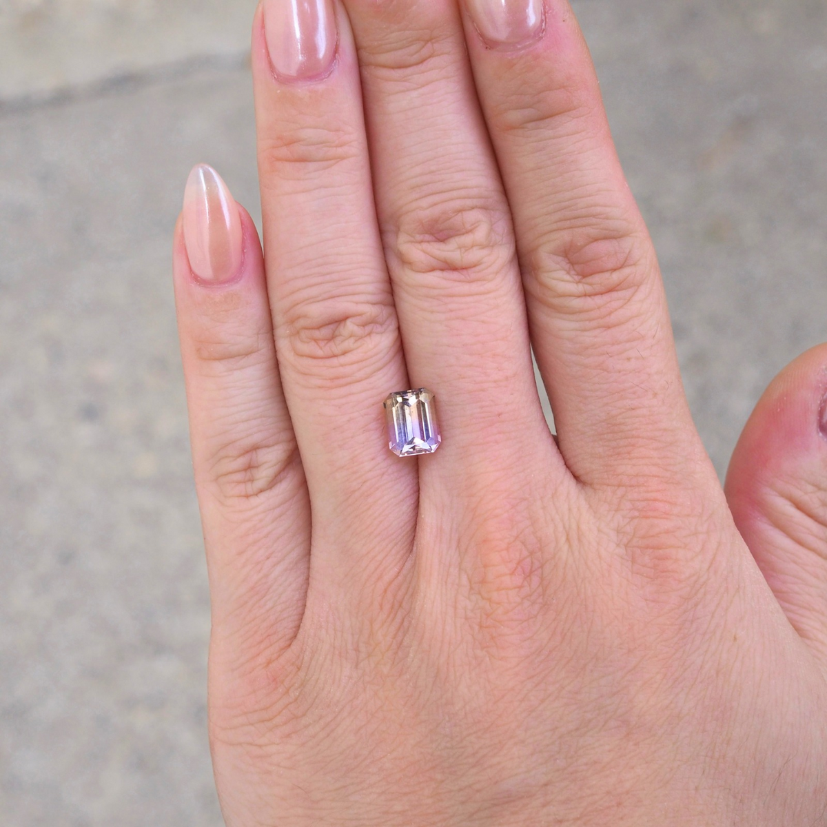 1.92ct Emerald Cut Ametrine