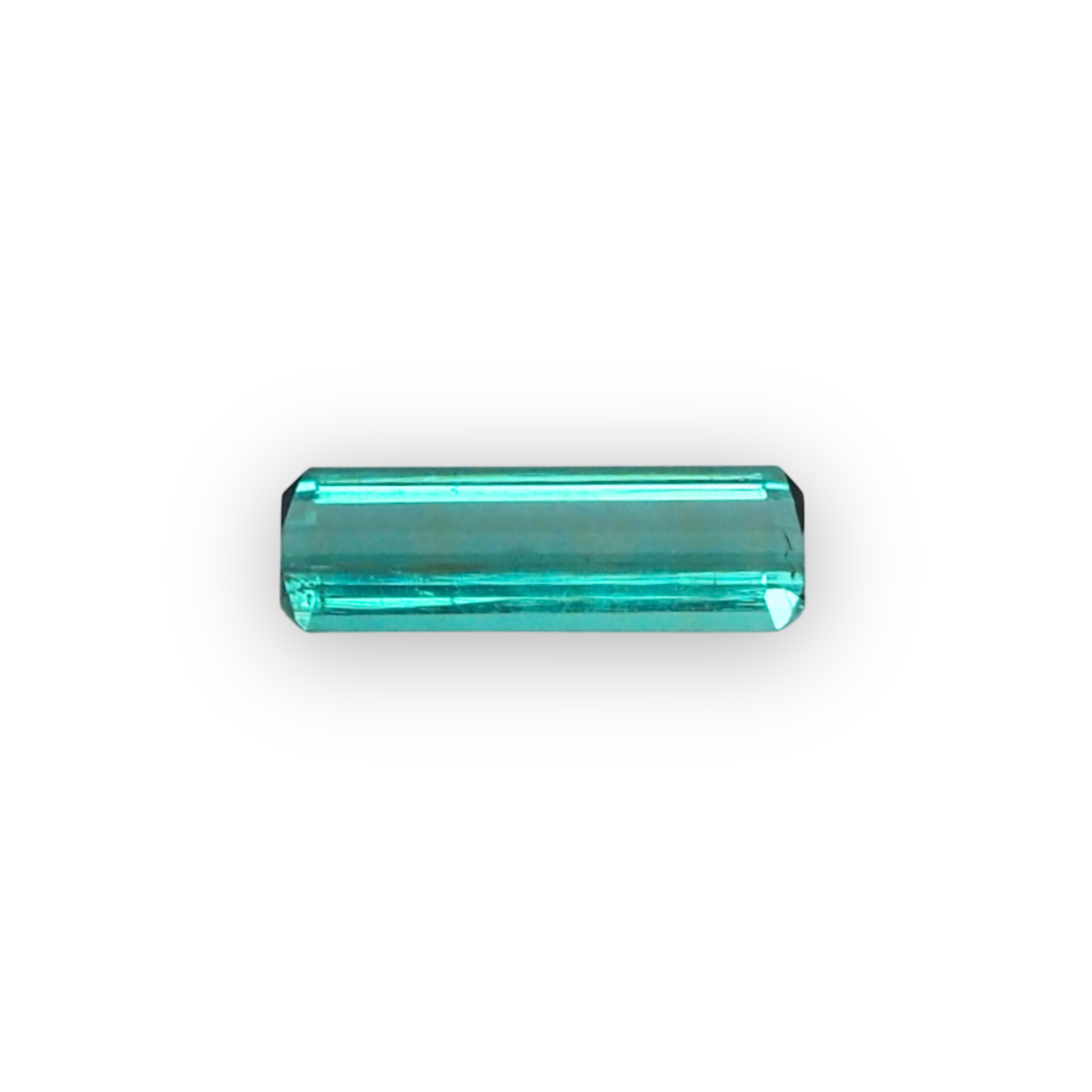 2.17ct Elongated Emerald Cut Seafoam Tourmaline
