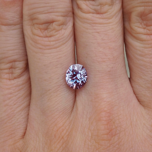 2.39ct Lab-Grown Precision Cut Oval Alexandrite