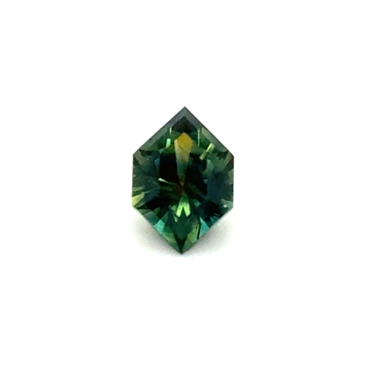 2.83ct Elongated Hexagon Parti Sapphire