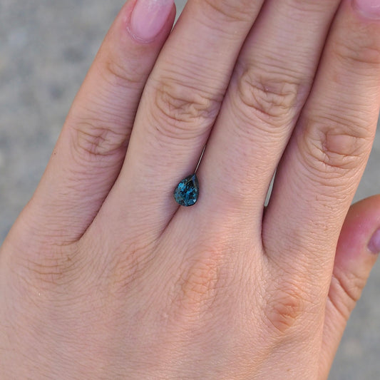 1.17ct Teal Pear Spinel