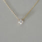 0.8ct Princess Cut Moissanite Floating Gem Necklace