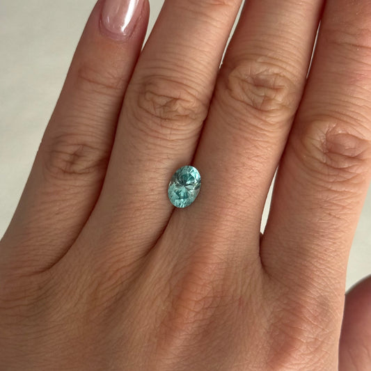 2.30ct Oval Blue Zircon